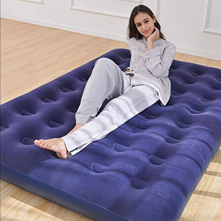 MİGHTY ÇİFT KİŞİLİK 192X152X22 CM KAMP TATİL ŞİŞME YATAK KAMP YATAĞI