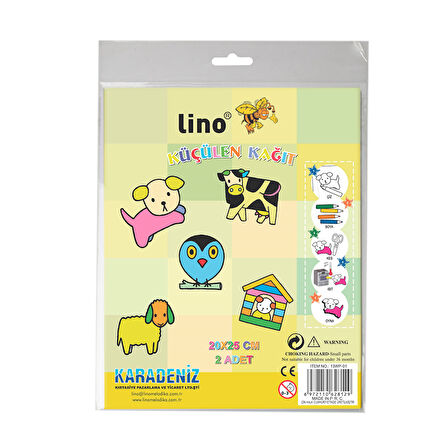 Lino Küçülen Kağıt 2'li (20x25 cm)