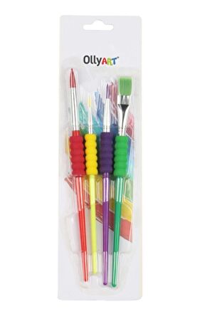 Ollyart Sulu Boya Fırça Seti 4'lü