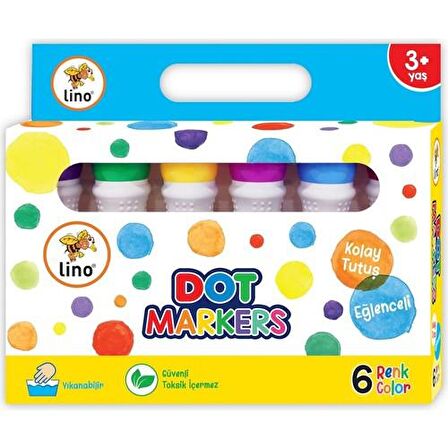 Lino Dot Markers Yıkanabilir 6'lı