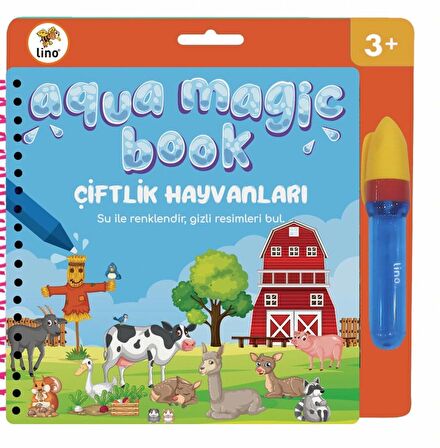 LİNO AQUA MAGİC BOOK HAYVANLAR (SİHİRLİ BOYAMA KİTABI)