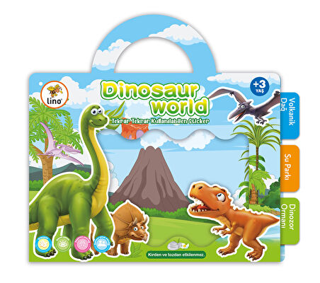 LİNO STICKER DINOSAUR WORLD LS-303 1  