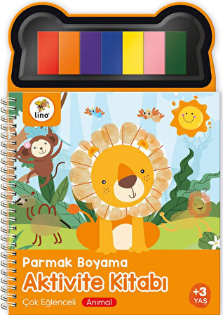 LİNO AKTİVİTE KİTABI PARMAK BOYAMA ANIMAL LP-600 1  