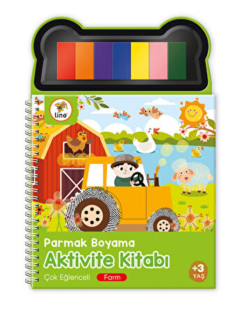 LİNO AKTİVİTE KİTABI PARMAK BOYAMA FARM LP-601 1  