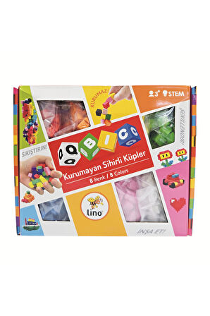 QBİC KURUMAYAN SİHİRLİ KÜPLER - EVA KÜPLER (ELLERE YAPIŞMAZ) - 8 RENK