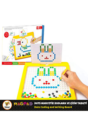 Magpad Dots Manyetik Pad Kodlama Ve Çizim Tableti (ŞABLON KARTLAR DAHİL)