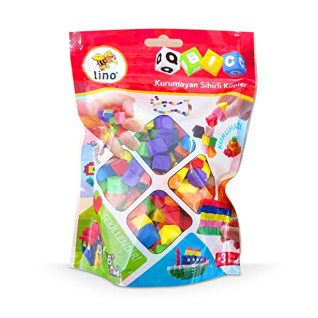 LİNO QBİC KURUMAYAN SİHİRLİ KÜPLER KİLİTLİ PAKET 20 GR - 6 RENK