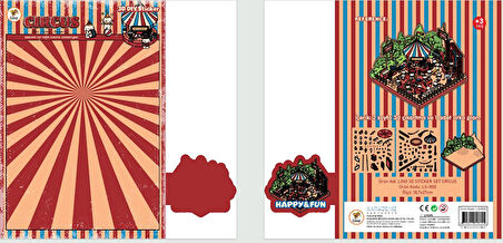 Lino 3D Sticker Set Cricus