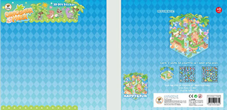Lino 3D Sticker Set Dinasour Park