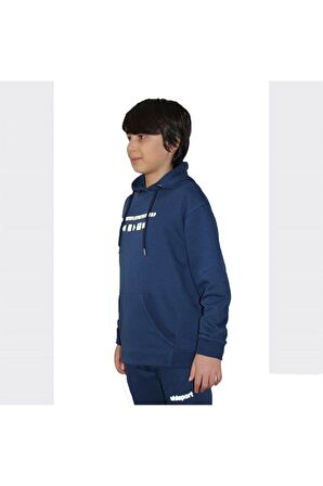 Uhlsport Base - Çocuk Lacivert Pamuklu Sweatshirt - 7212300