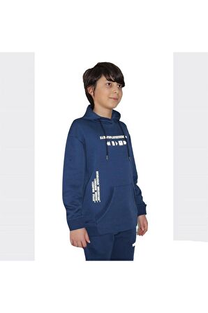 Uhlsport Base - Çocuk Lacivert Pamuklu Sweatshirt - 7212300