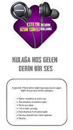 Soffany Süper Baas Mikrofonlu Siyah Kulaklık Kablolu HF-520