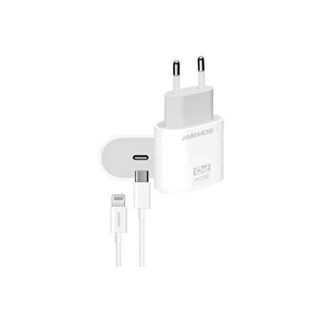 20W PD Lightning  Şarj & Data Kablosu