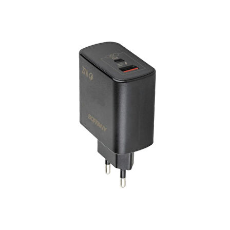 USB-A + USB-C Süper Hızlı Şarj Başlığı