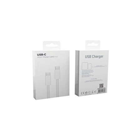 60W  Type-C to Type-C Şarj & Data Kablosu