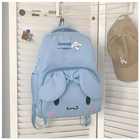 Sanrio Kuromi Cinnamoroll My Melody Hello Kitty Peluş Ayıcıklı Okul Çantası