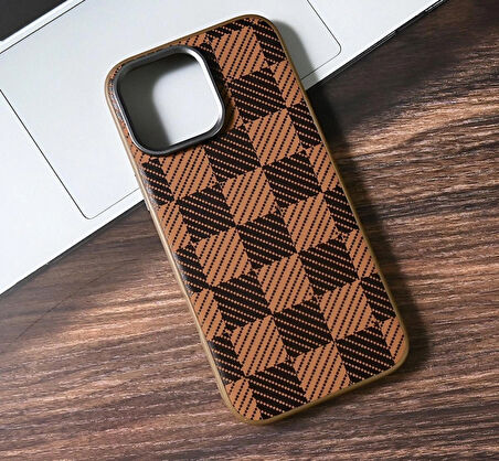 ŞOK FİYAT!! Iphone 16 ProMax Uyumlu Karbon Fiber MagSafe Özellikli Kılıf