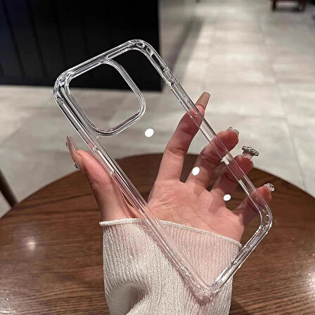 Iphone 12 Uyumlu Darbeye Dayanıklı Sararmaz Şeffaf Kılıf