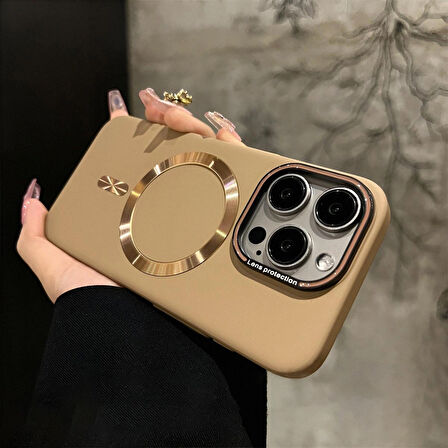 Iphone 16 Uyumlu Lens Koruma Hediyeli Mat MagSafe Özellikli Kılıf