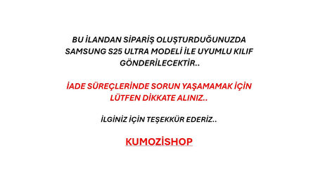 Samsung Galaxy S25 Ultra Uyumlu Simli MagSafe Özellikli Kılıf