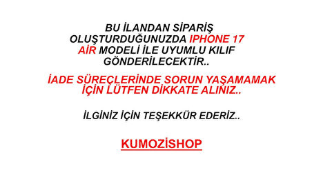 Iphone 17 AİR Uyumlu Şeffaf Taşlı MagSafe Özellikli Kılıf