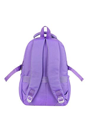 Stitch Baskılı Ortopedik Aksesuarlı Anahtarlıklı Okul Çantası Termal Beslenme Ve Kalemlikli Set