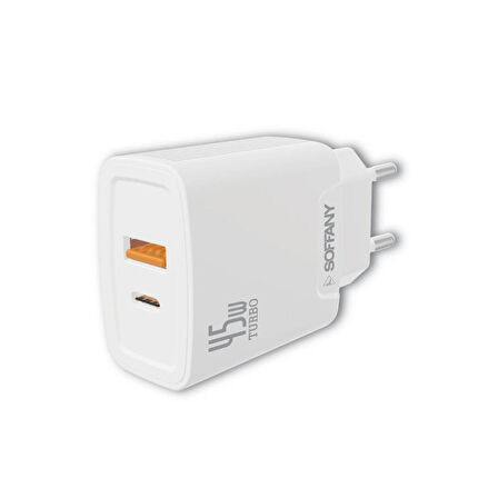 45W USB-C Şarj & Data Kablosu