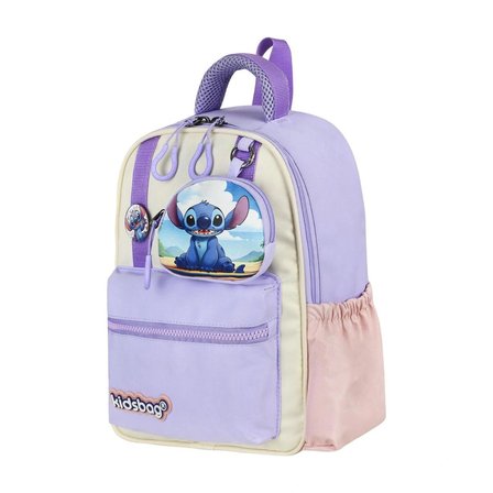 Stitch Baskılı Cüzdanlı Lüx Günlük Kreş Anaokulu Çantası