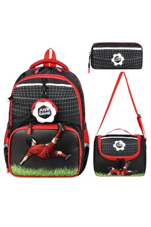 Futbol Baskılı Ortopedik Su Geçirmez Ultra Lüx Cüzdanlı Okul Çantası Termal Beslenme ve Kalemlik