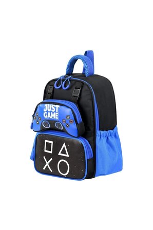 Game Over Just Game Baskılı Lüx Anaokulu Çanta ve Kalemlik Seti