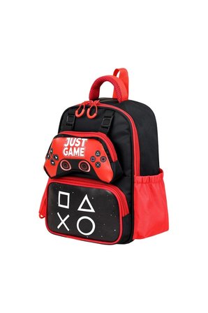 Game Over Just Game Baskılı Lüx Anaokulu Çanta ve Kalemlik Seti