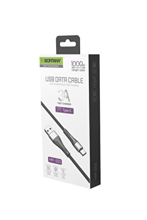 USB to Type-C Şarj & Data Kablosu 3.0A