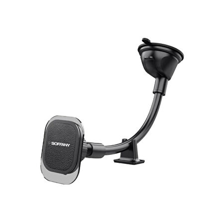 360°  Cam Vantuzlu Araç İçi Telefon Tutucu