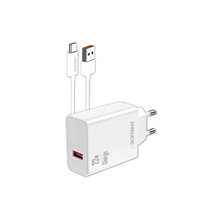 22W TURBO USB-C Şarj & Data Kablosu