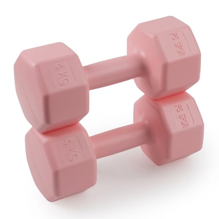 2 Adet 4 KG Pembe Dambıl Seti – 8 KG Toplam Ağırlık, Fitness ve Evde Egzersiz