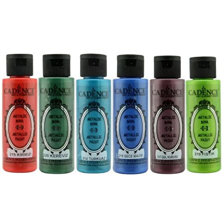CADENCE METALİK 70ML 6LI SET