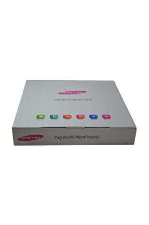 Vücut Analizli Yağ Ölçer Kare Dijital Baskül -Tartı Toye-E