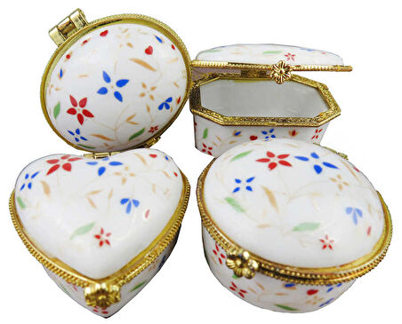 ALTIN KUTU ÇİÇEKLİ 12 ADET