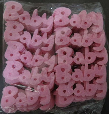 BABY KEÇE PEMBE 100 ADET