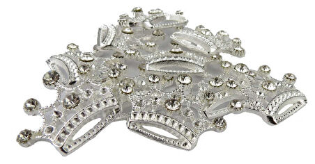 TAÇ KRİSTAL TAŞLI KÜÇÜK GÜMÜŞ 1 PAKET