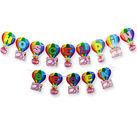 ORTA SÜS HOŞGELDİN BEBEK PRENSES PEMBE 1 ADET