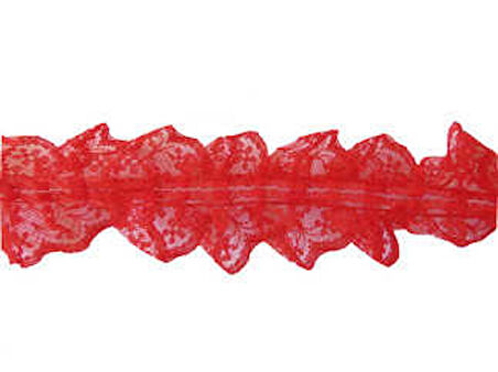 Kurdela Dantelli Kirmizi 4.2 Cm - 20 Yard ( 18.25 Metre )