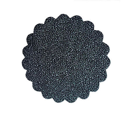 Organze Karli Tül Siyah 22 Cm ( 100 Adet )