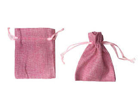 Kese Çuval Natural Pembe Küçük 9x12 Cm ( 20 Adet )
