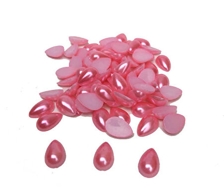 İnci Yarim Damla Pembe 10 Mm ( 250 Gr ) ( Yaklaşık 900Adet )