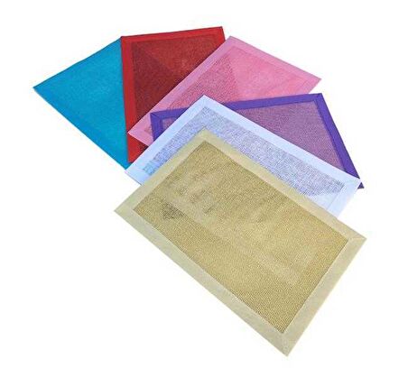 Amerikan Servis Seti Pembe 45x30 Cm ( 6 Adet )