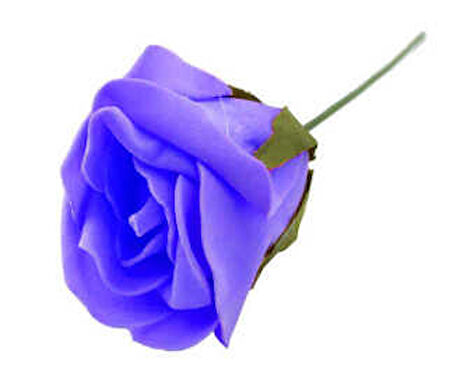 Gül Tekli Battal Boy Mor 5.5x6 Cm ( 20 Adet )