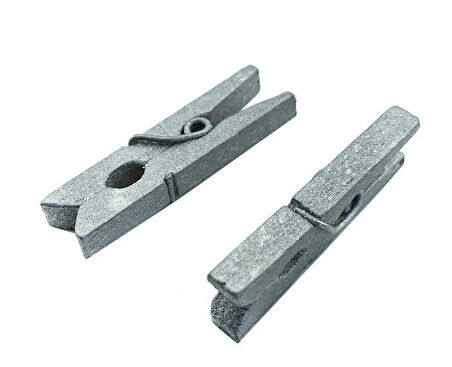 Mandal Ahşap Gümüş 0.3x3 Cm ( 100 Adet )