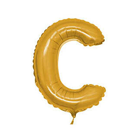 FOLYO BALON HARF C 16 INC ALTIN 1 ADET