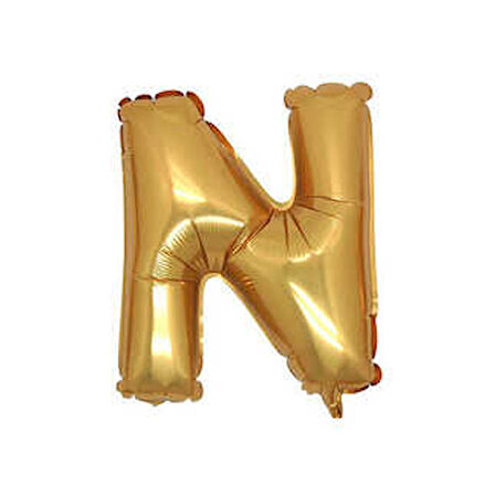 FOLYO BALON HARF N ALTIN 16 INC(40CM) 1 ADET